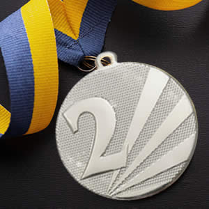 Medalhas personalizadas preço-prata
